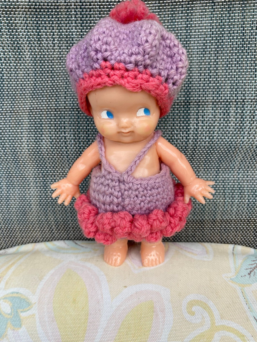 Vintage Irwin Kewpie Doll Made in USA Hard Plastic Figurine Etsy