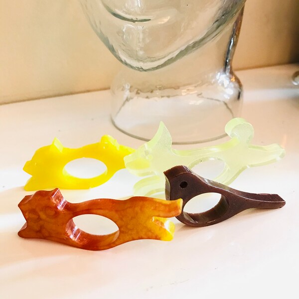Resin Book Page Holder, Bird, Fox, Whale, Dog Thumb Book Page Holder.