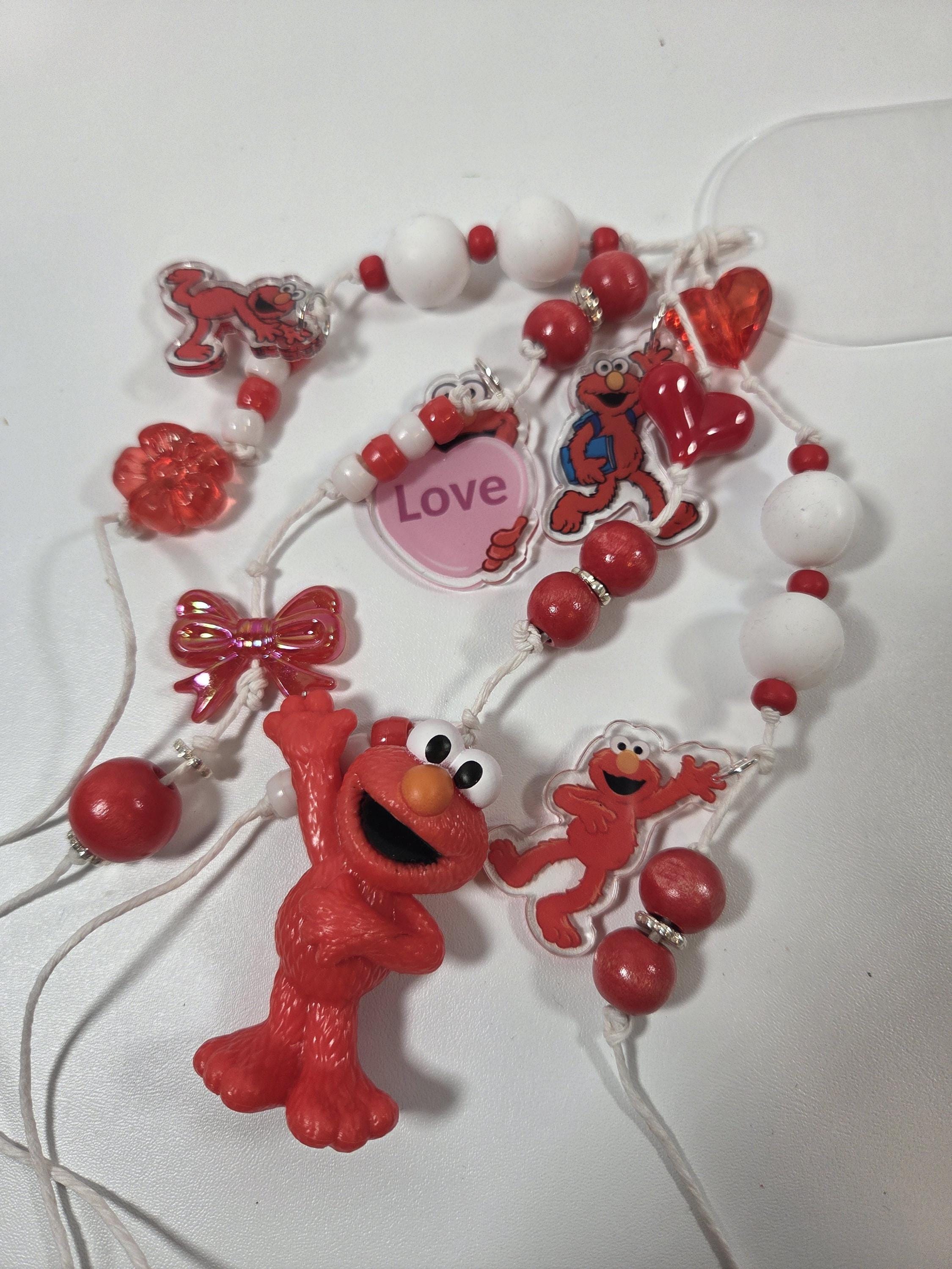 Sesame Street Elmo Chunky Junk Journal Charms / Handmade Bookmarks - Etsy