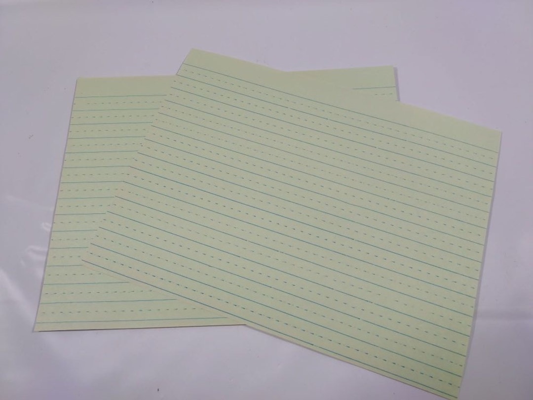 Full Set of 20 Vintage Handwriting Paper / Handwriting Tablet Collage Paper / Junk Journal