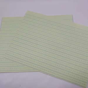 Full Set of 20 Vintage Handwriting Paper / Handwriting Tablet Collage Paper / Junk Journal Supplies / Mixed Media / Art Journal /  Scrapbook