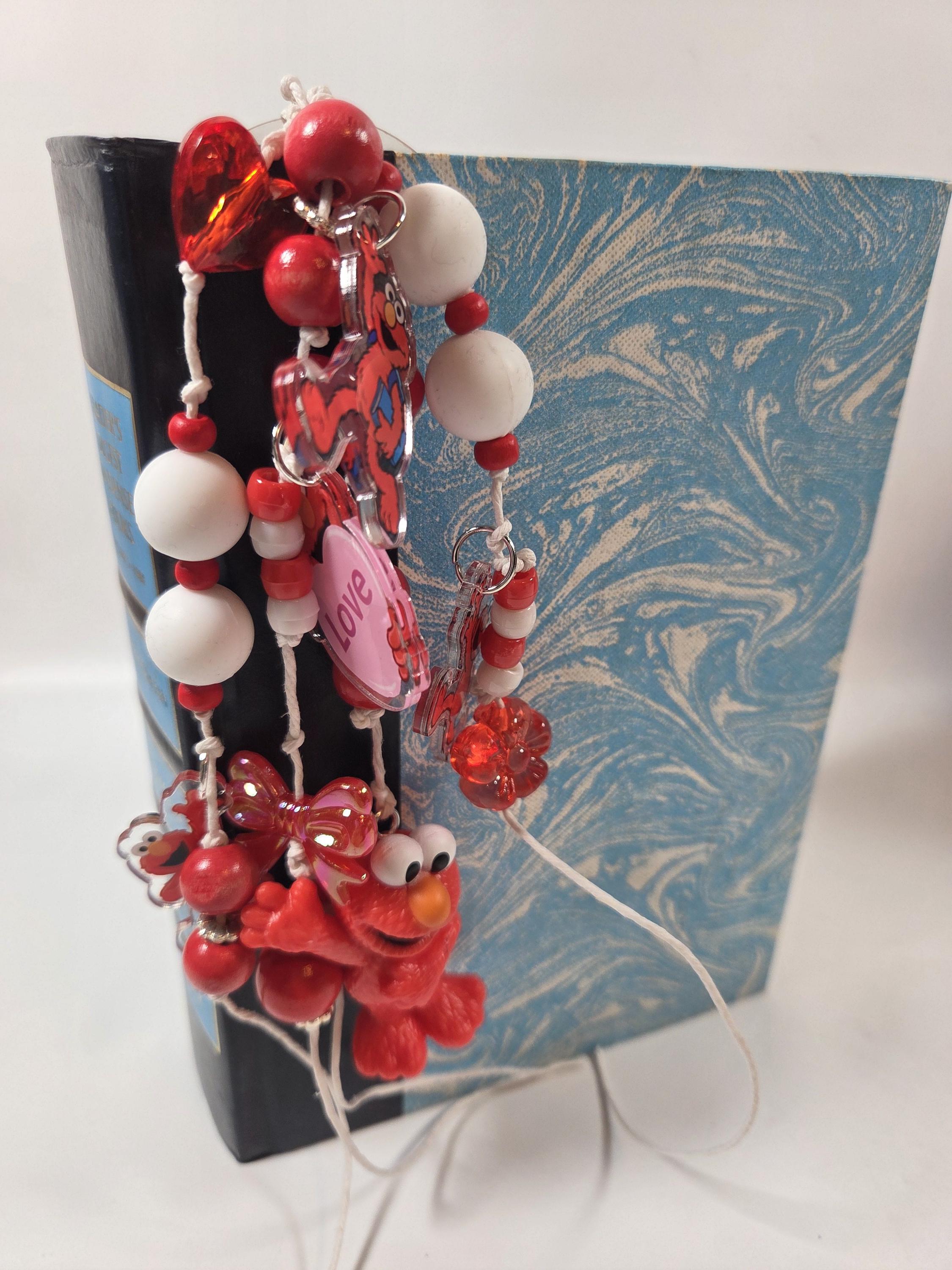 Sesame Street Elmo Chunky Junk Journal Charms / Handmade Bookmarks - Etsy