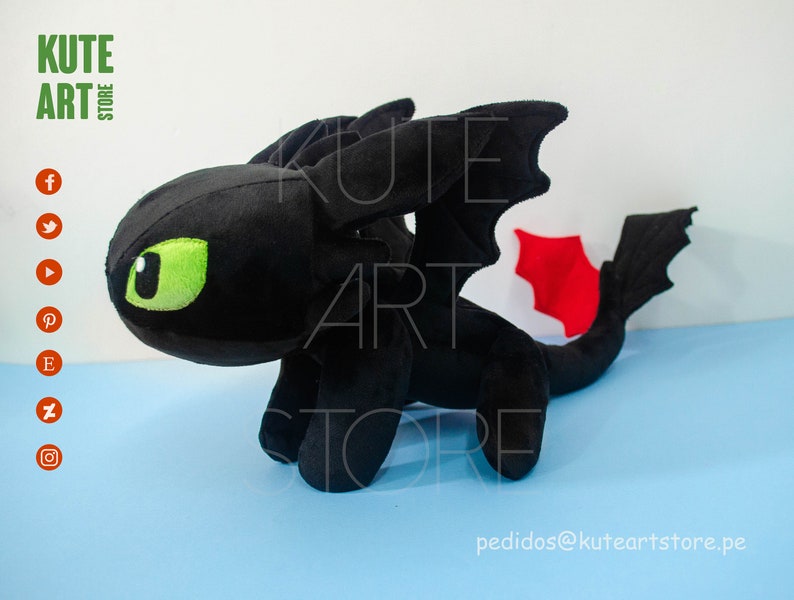 etsy toothless plush