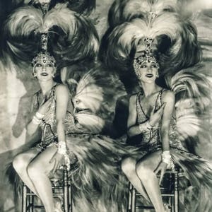 James Edward Abbe Photo, the Dolly Sisters, Casino de Paris, 1927 | Vintage Photo Print | 1920s | Dancers | Vintage Photograph