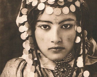 Lehnert & Landrock Foto, Ouled Nail Girl, Algerien 1905