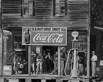 Walker Evans Photo "Crossroads Store, Post Office, Sprott, Alabama" 1935-36