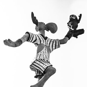 Doug Davis Photo &quot;Rocky and Bullwinkle Statue&quot; Sunset Strip, 1970