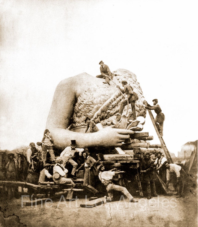 Alois Locherer Photo, Transporting the Bavaria Statue 1850 image 1