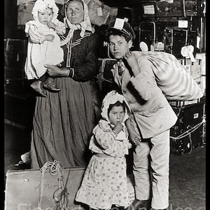 ルイス・ハイン写真 移民家族と子供たち、1900年代