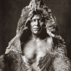 Edward Curtis Photo - &quot;Bears Belly&quot; Arikara, 1908