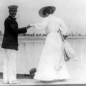 Zdjęcie Frances Benjamin Johnston, „Centre Island, Oyster Bay Harbor” 1905