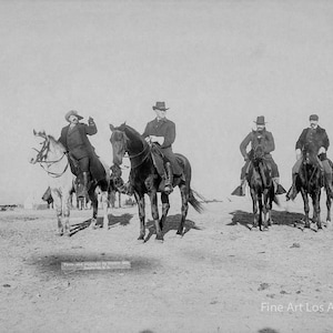 John C.H. Grabill Photo &quot;Viewing Hostile Indian Camp&quot; 1891
