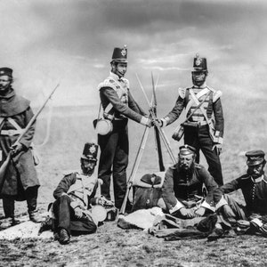 Roger Fenton Photo, British Soldiers During the Crimean War
