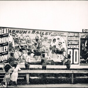 Fred Glasier Photo, &quot;The Circus is Coming&quot;, 1923