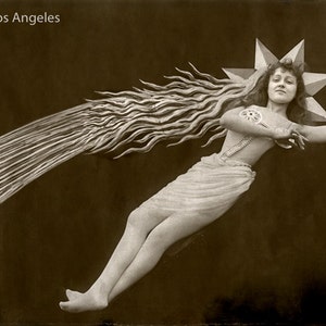 Photo of &quot;L&#39;Etoile Filante d&#39;Eclipse e Soleil en Pleumes, 1907, George Melies | Vintage Photo Print | Early Film | Special Effects | Cinema