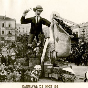Photo of The Carnaval de Nice, France, 1921, 13x19&quot; print
