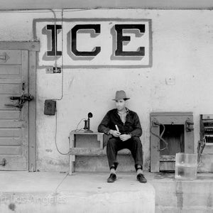 Russell Lee photo, &quot;ICE&quot; Harligen, Texas