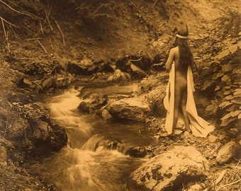 Edward Curtis Photo "Maid of Dreams" 1909