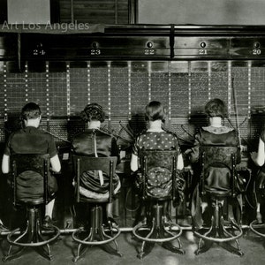 Photo of Switchboard Operators, Women&#39;s Bureau, 1927, National Archives