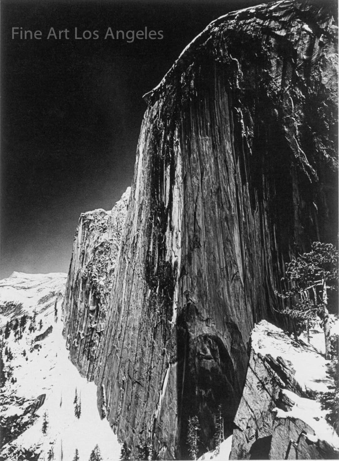 額装品/Moon and Half Dome/エンボスマーク/アンセルアダムス Moon and Half Dome by Ansel Adams – The Ansel Adams Gallery