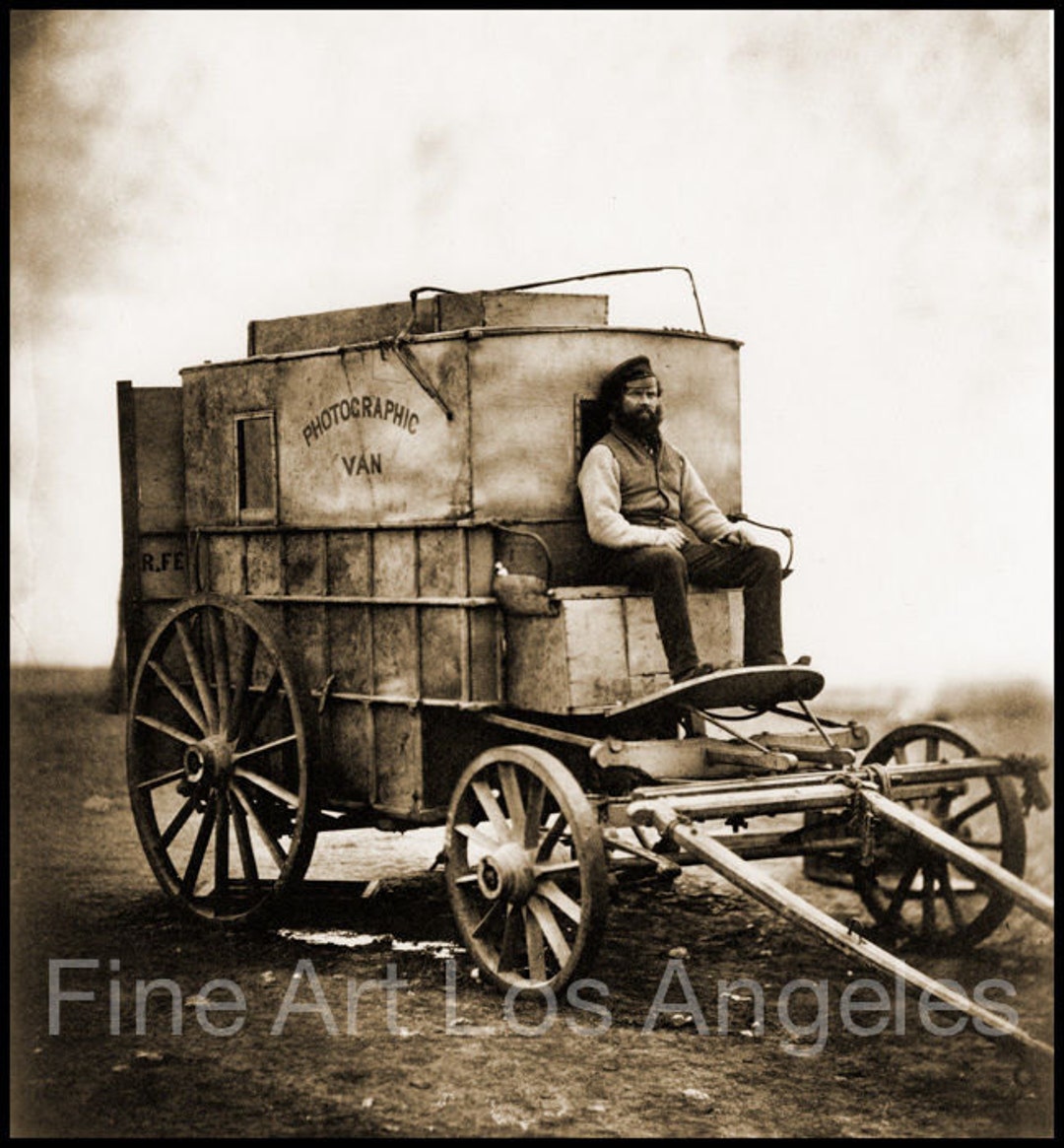 Roger Fenton Photo, Photographic Van, Crimean War, 1855 - Etsy
