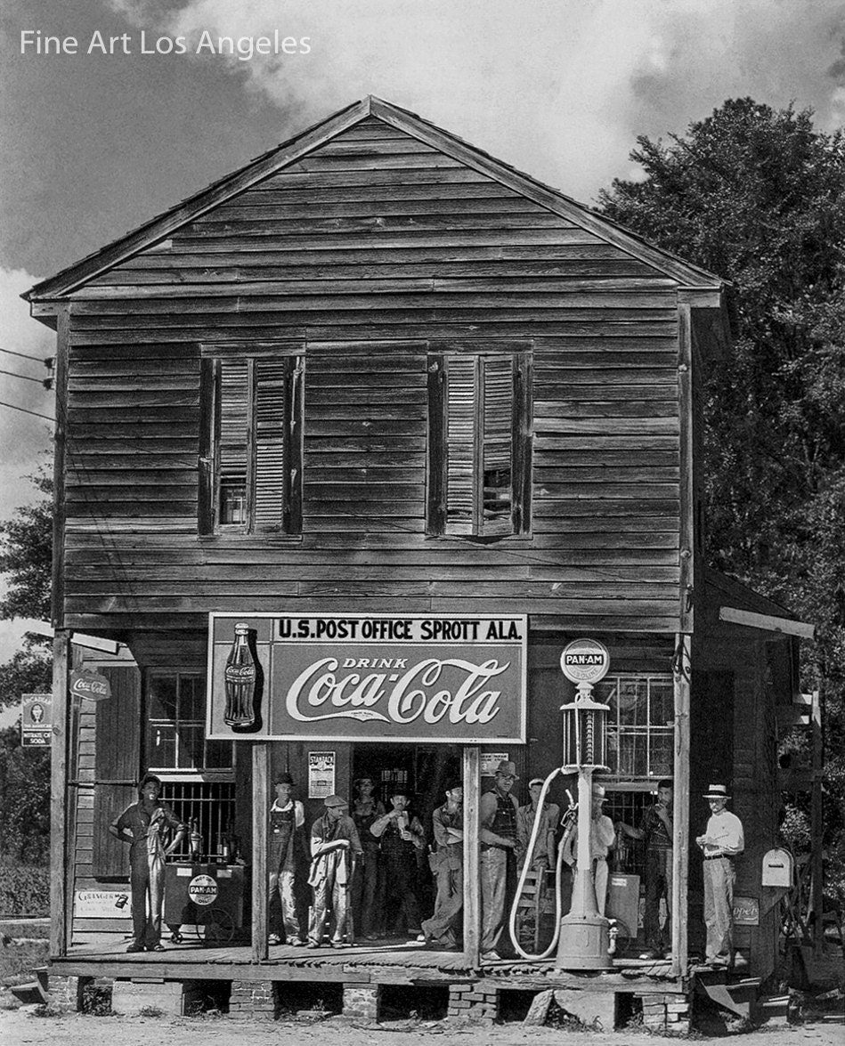 Walker Evans Photo crossroads Store, Post Office, Sprott, Alabama 1935 ...