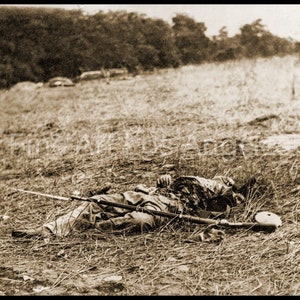 Mathew Brady Photo - Civil War casualty, 1860s
