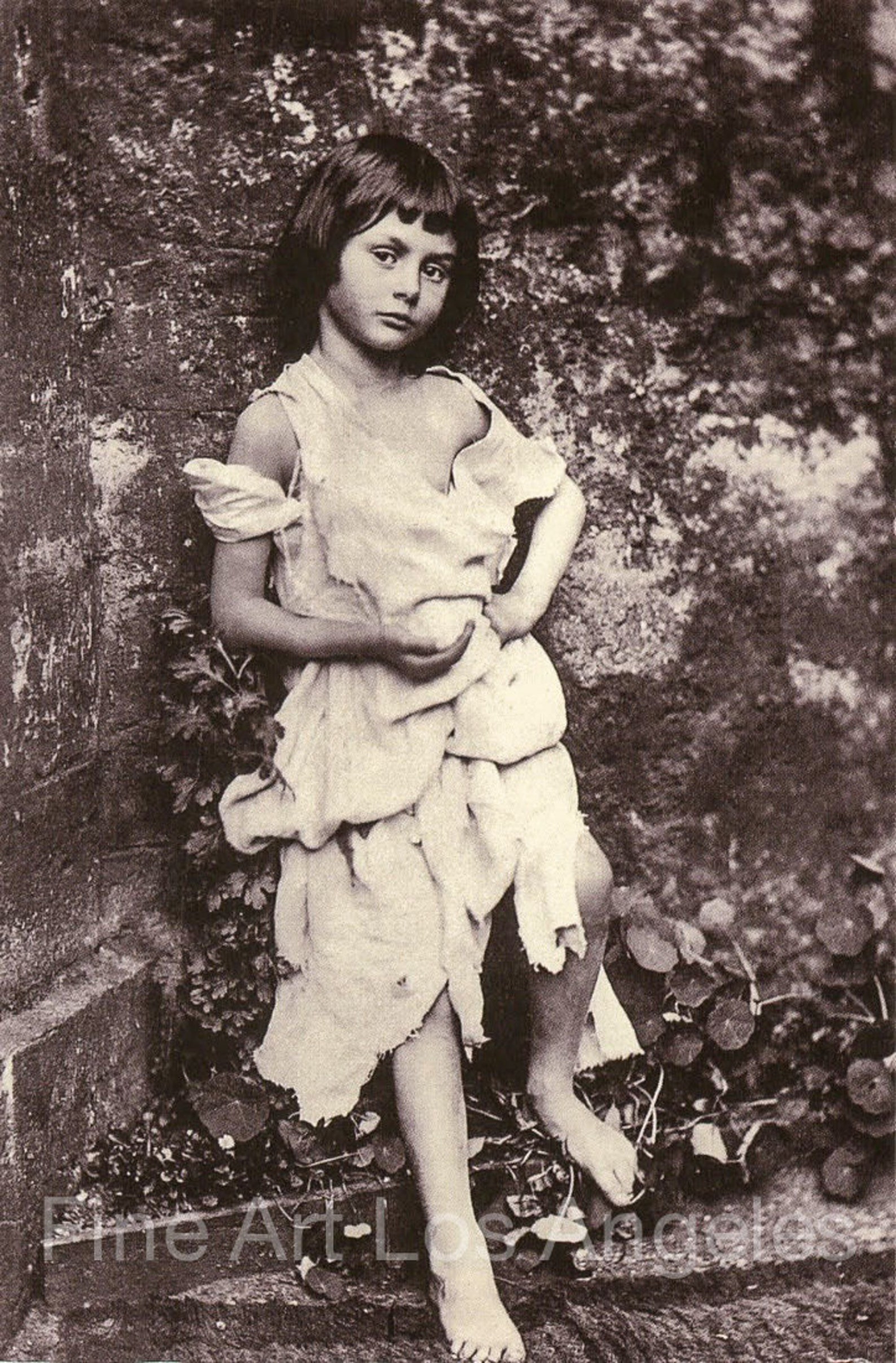 Lewis Carroll Photo Young Alice Liddell Dressed as a Beggar Etsy