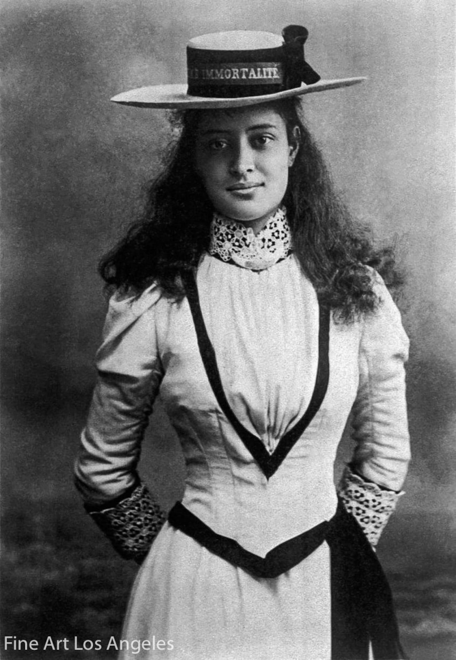 Portrait of Princess Kaiulani of Hawaii in London England Etsy