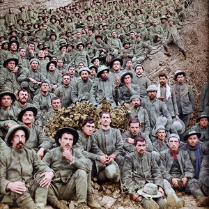 Autochrome Photo, Italian Prisoners of War, 1915
