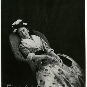 Lewis Carroll Photo - Woman in chair