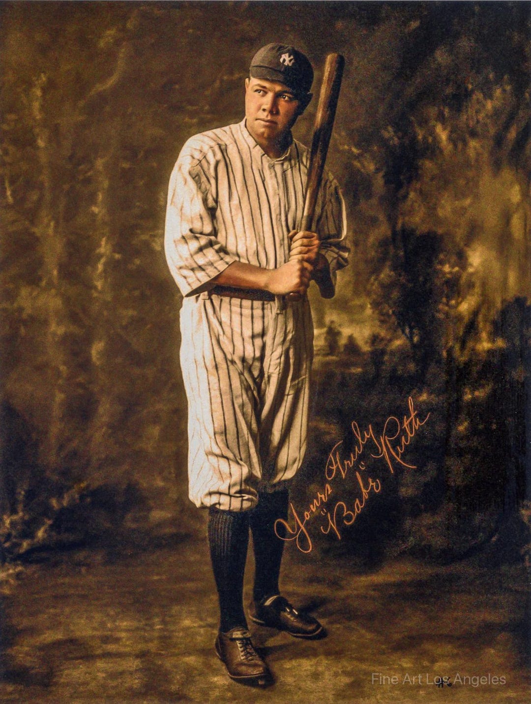 Babe Ruth Portrait, 