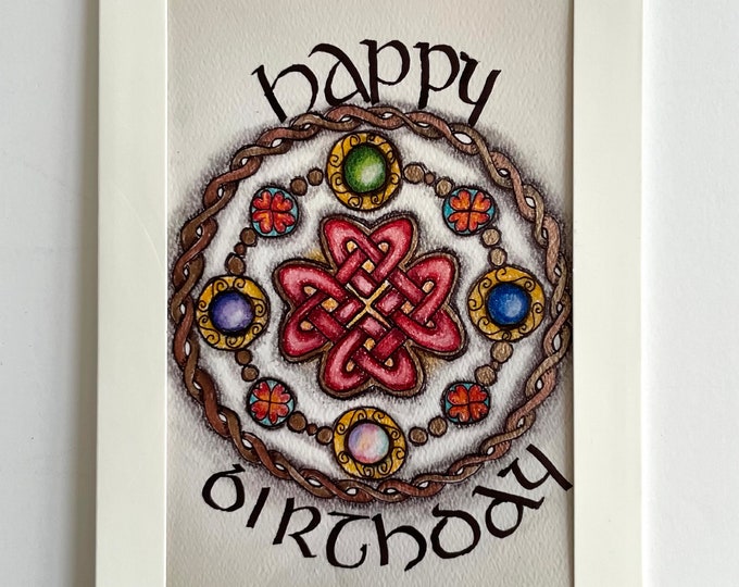 Celtic Birthday Card 4x6