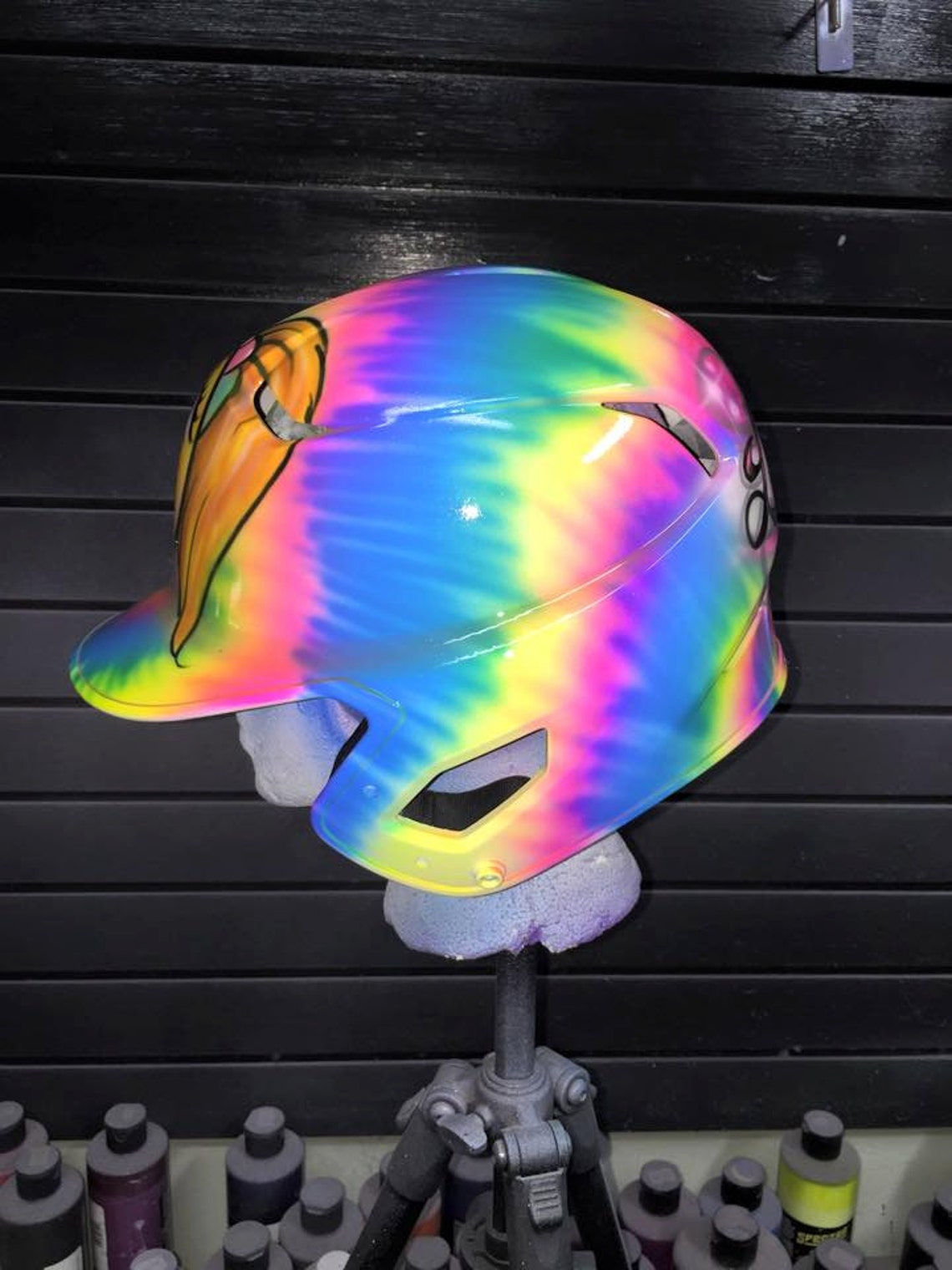 Airbrushed Batting Helmet Etsy