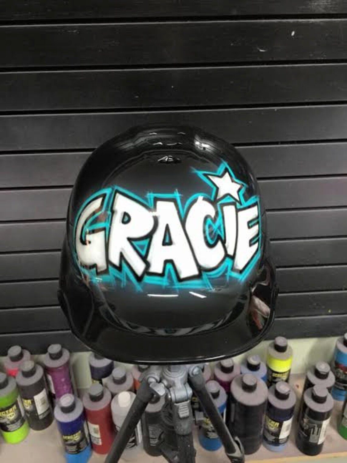Airbrushed Batting Helmet Etsy