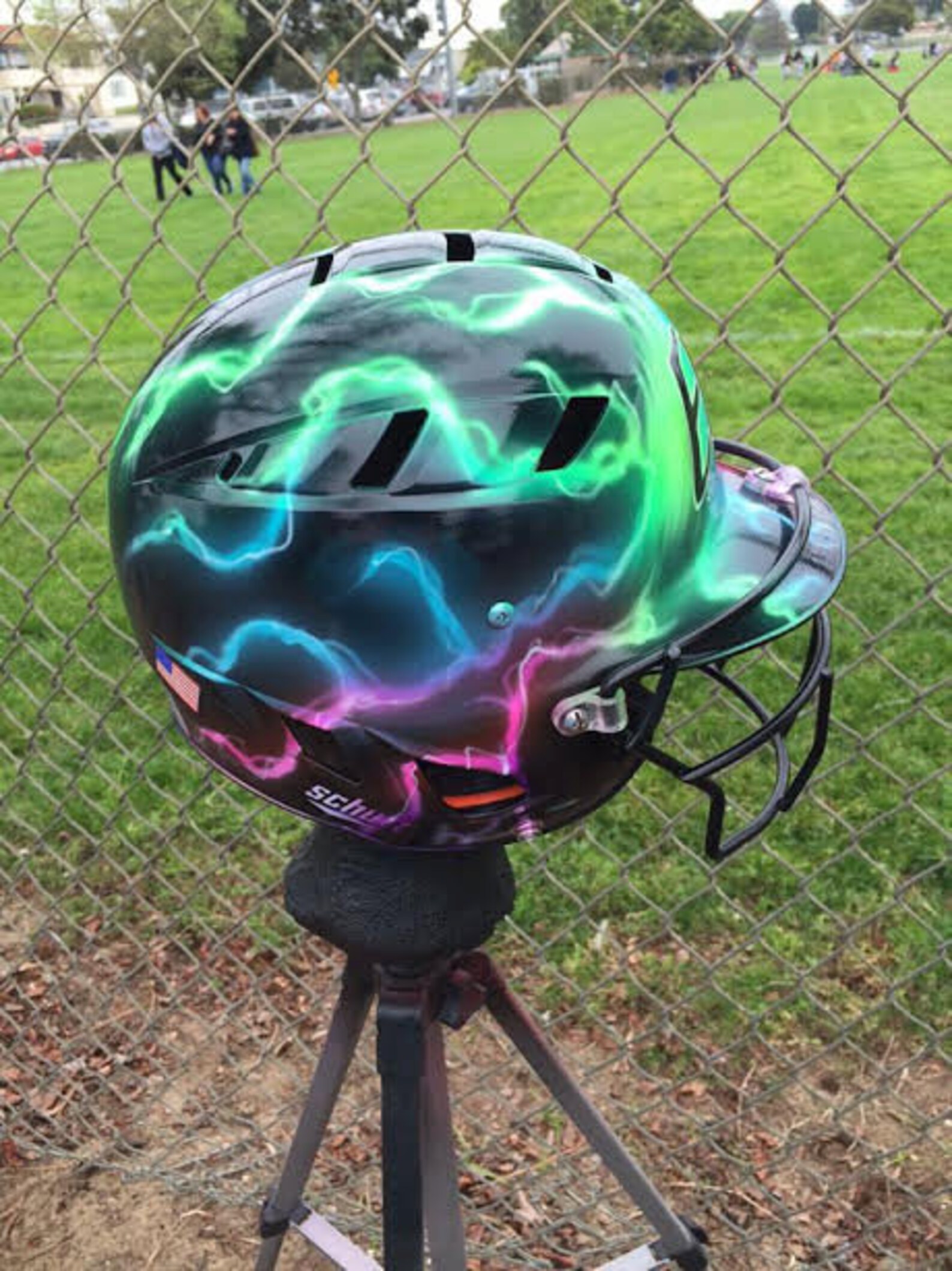 Airbrushed Batting Helmet Etsy