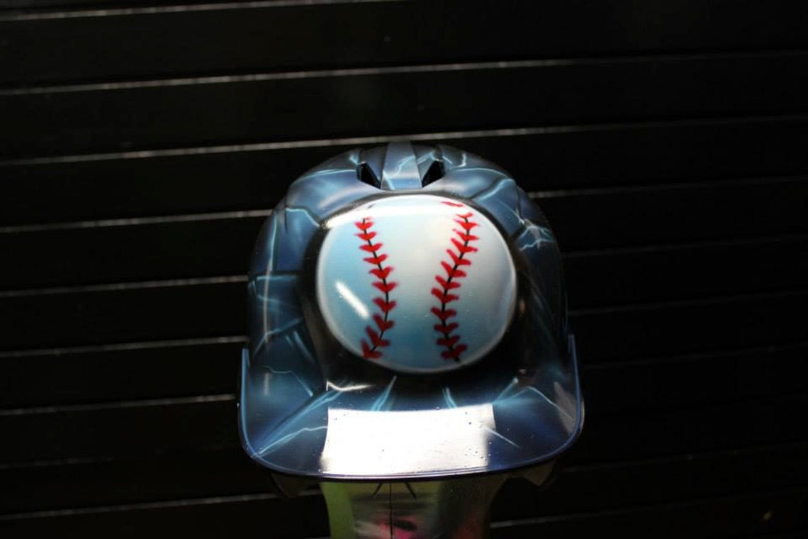 Airbrushed Batting Helmet Etsy