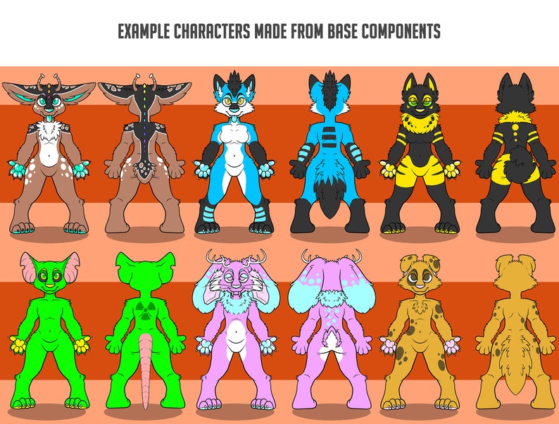 custom furry figures