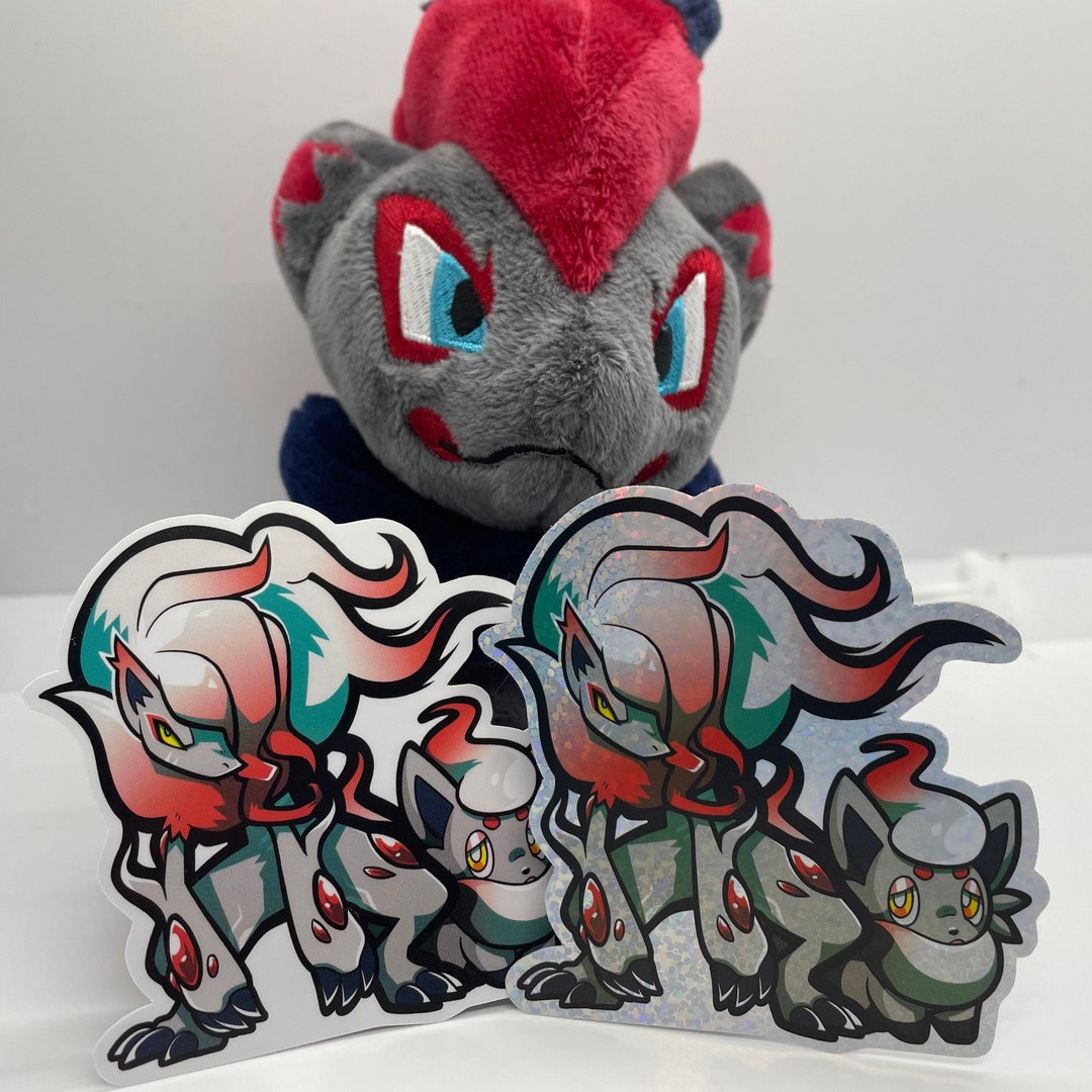 Hisui Zoroark Plush Pokemon Hisuian Zorua Zoroark New Plush Toys