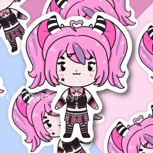 Ironmouse VTuber Vinyl Sticker | waterproof, cute laptop sticker, for water bottles, cute gifts, vtuber sticker