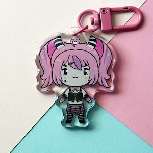 Ironmouse Charm | cute vtuber gifts, cute keychain