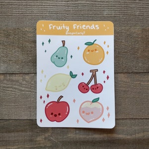 Fruity Friends Sticker Sheet