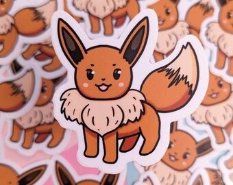 Eevee Vinyl Sticker | Waterproof