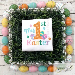 1st Easter outfit for girls - my first Easter Shirt - first Easter Outfit - Baby&#39;s 1st Easter - Easter Gift - Easter bodysuit - TOP ONLY