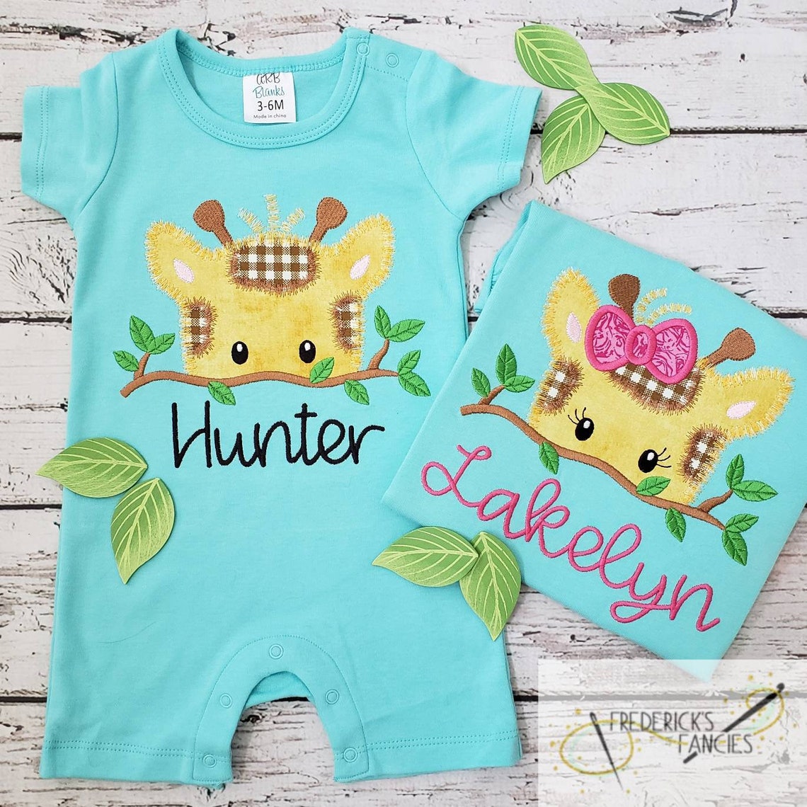 Girls Giraff Outfit Zoo Outfit Monogrammed Girls Shirt Etsy