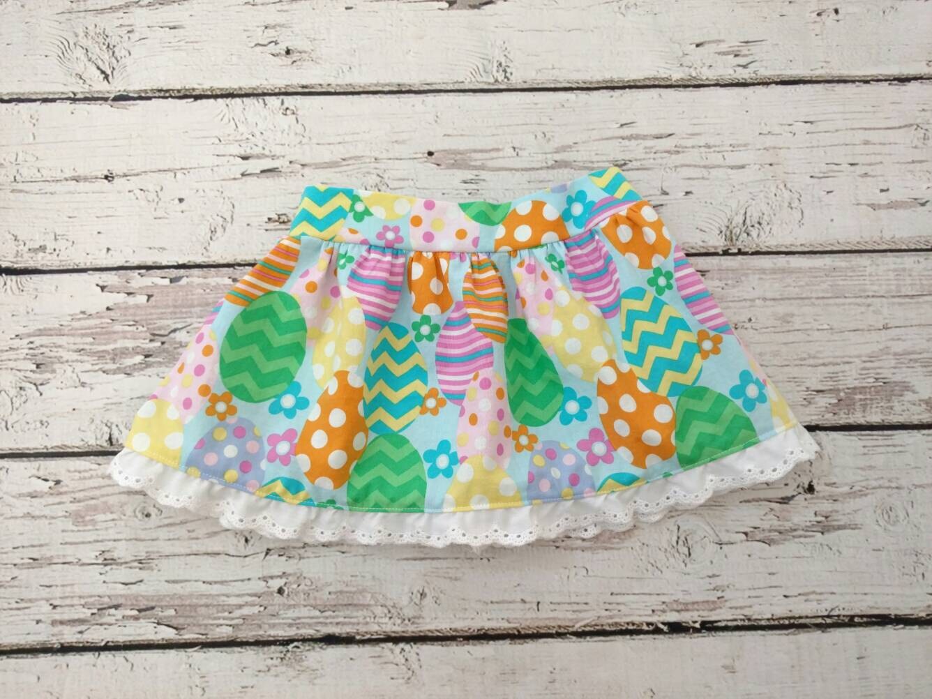 Girls Easter Outfit Easter Skirt Easter Necklace Etsy