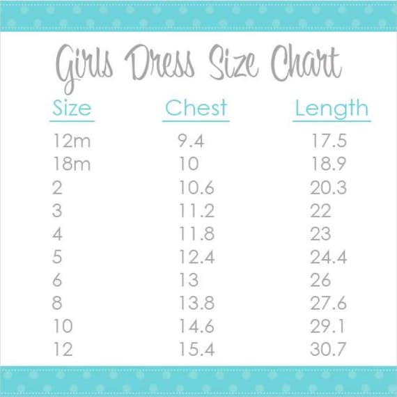 Fiesta Fashion Size Chart