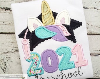 graduation shirt - preschool graduation shirt - 2021 graduation shirt - kindergarten graduate - kindergarten graduation - unicorn shirt