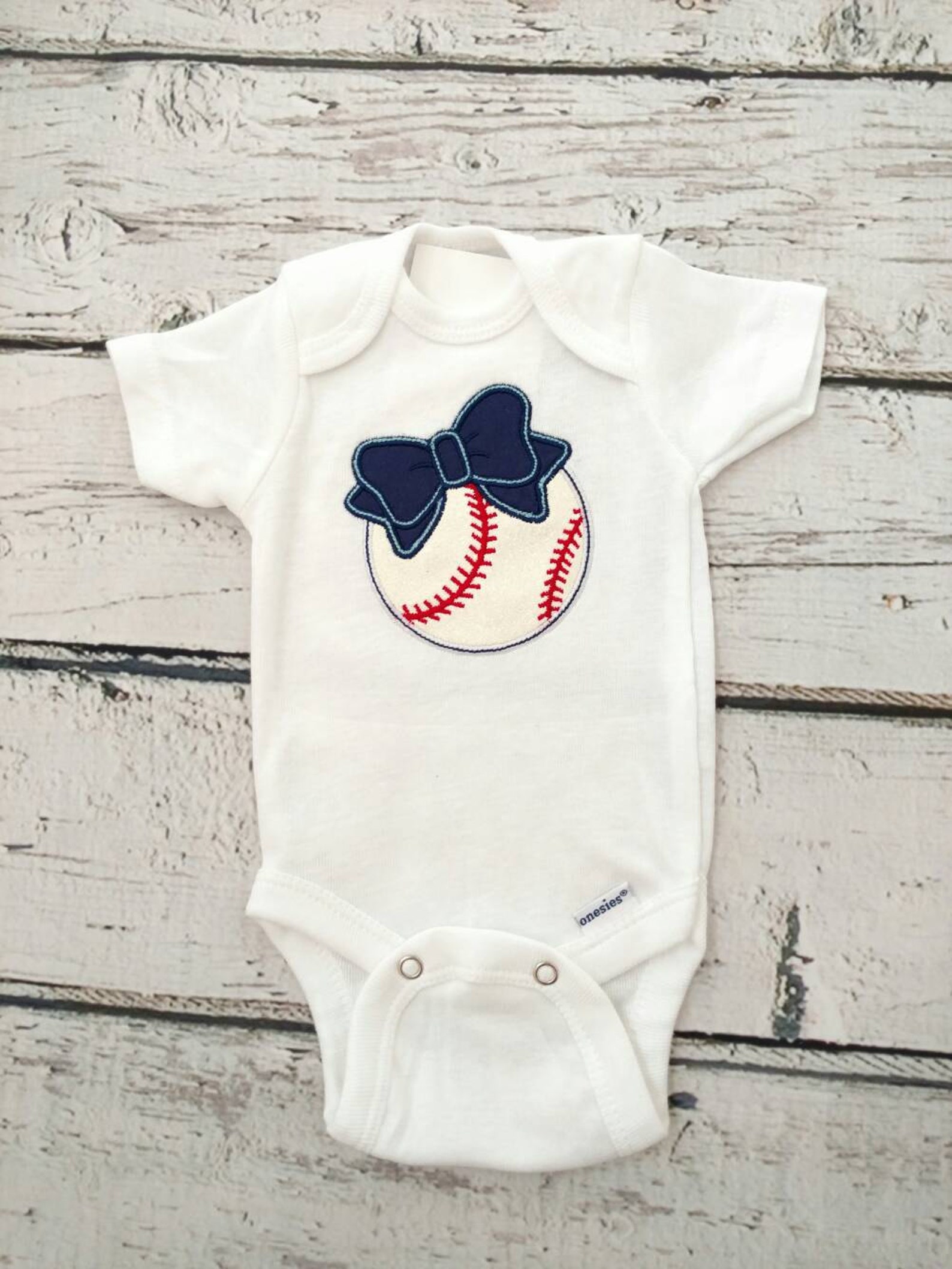 Girls Baseball Shirt Baby Girl Baseball Bodysuit Etsy