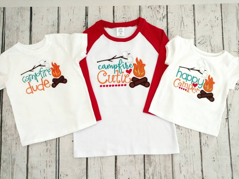 Girls Camping Shirt Camping Shirt Camping Birthday Etsy